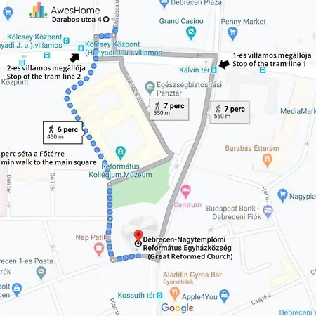 شقة Aweshome - 3 Bedrooms And Free Parking ديبريتْسين