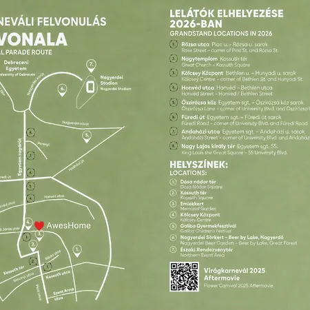 Aweshome - Center, 3 Bedrooms, Free Parking, Shopping Malls Apartman Debrecen